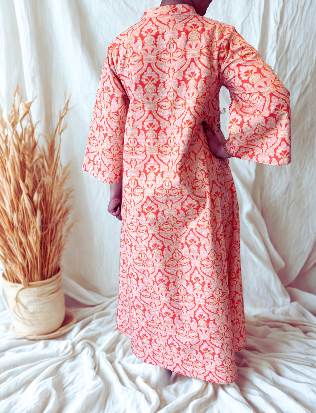 Layali Printed Cotton Dress