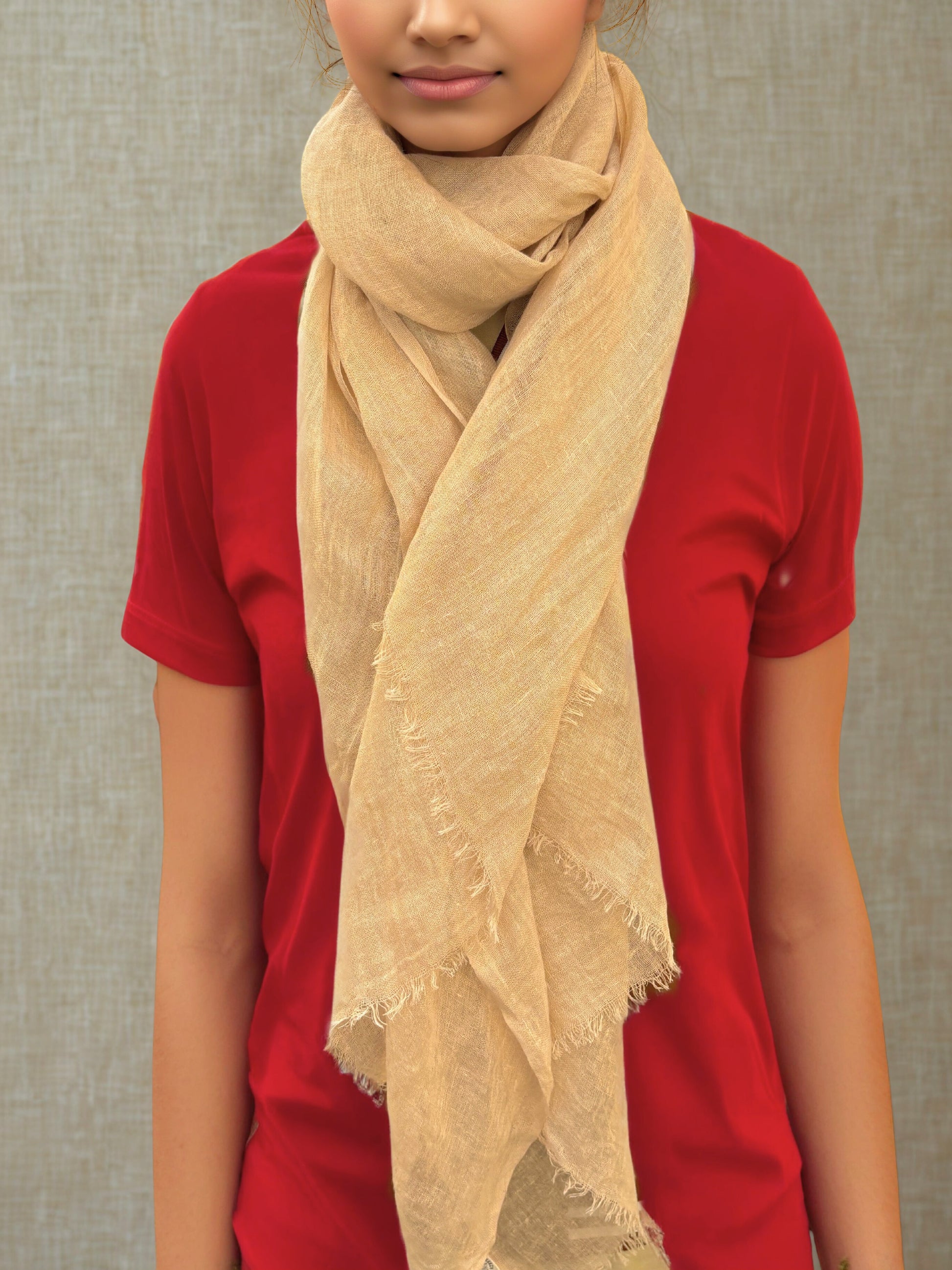Breezy Pure Linen Scarf – 100% Linen | 70x180 cm