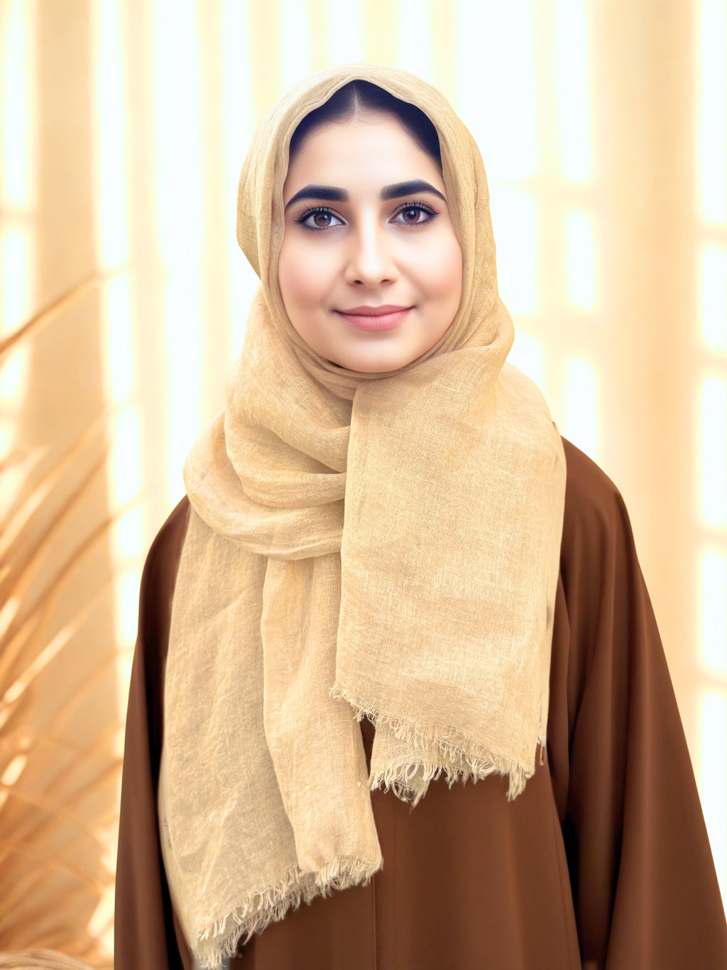 Breezy Pure Linen Scarf – 100% Linen | 70x180 cm