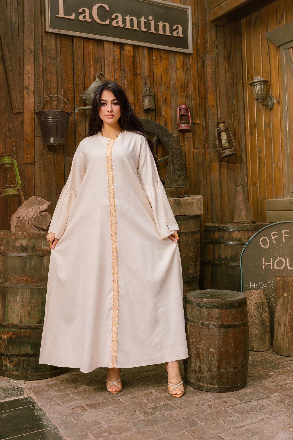 Breezy Linen Blend Dress