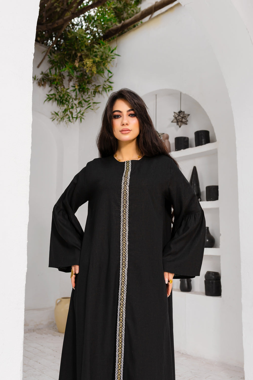 Breezy Linen Blend Dress