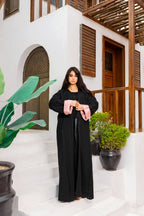 Breezy Linen Cuff Abaya