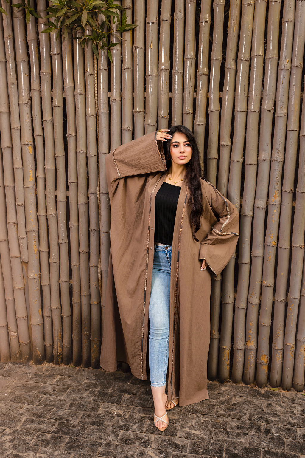 Breezy Bamboo Comfort Abaya – Brown
