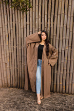 Breezy Bamboo Comfort Abaya – Brown