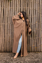 Breezy Bamboo Comfort Abaya – Brown