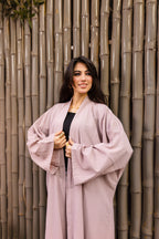 Breezy Bamboo Comfort Abaya – Dusty Pink
