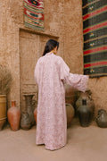 Breezy Bamboo Festive Abaya – Dusty Pink