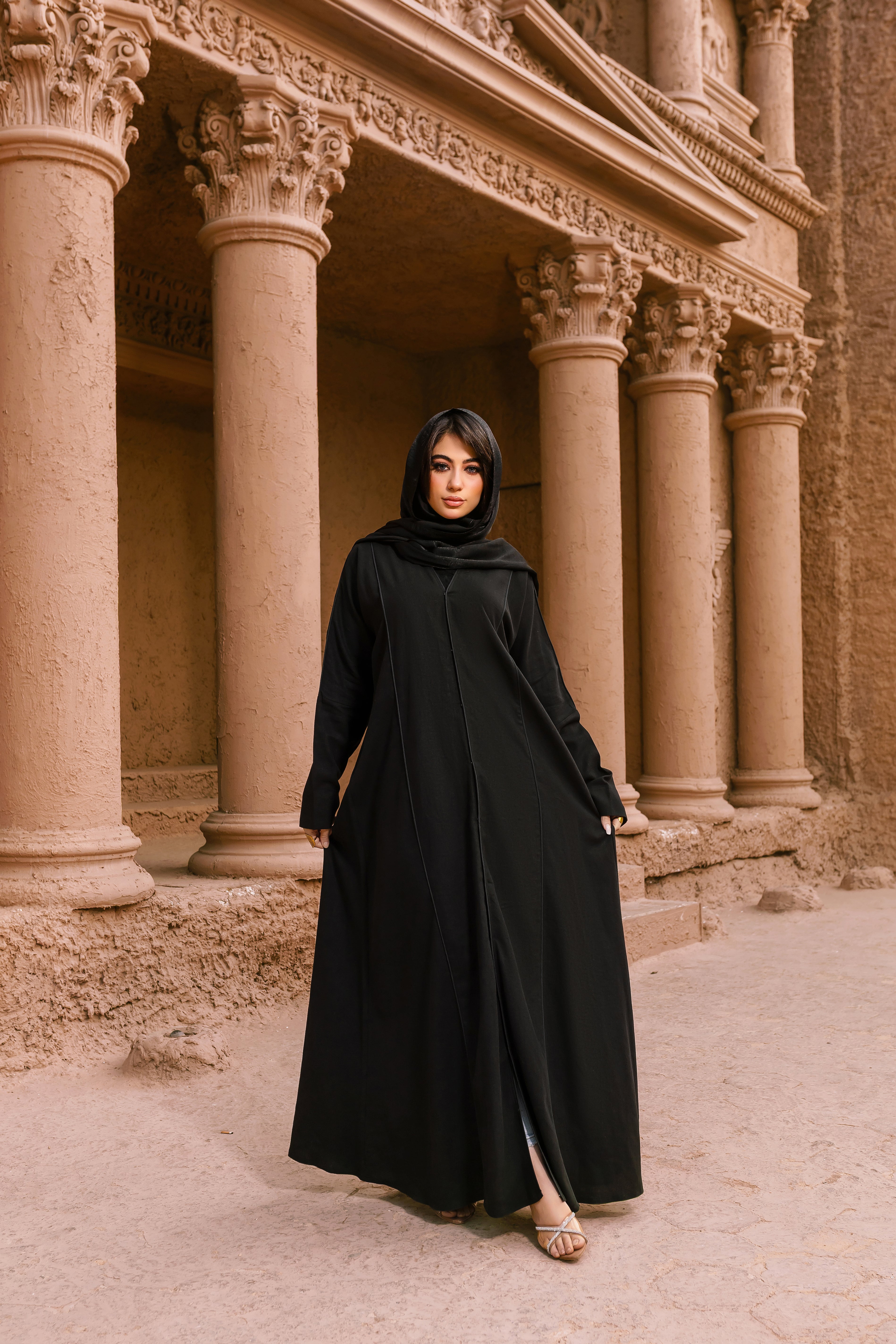 Breezy Serenity Linen Abaya