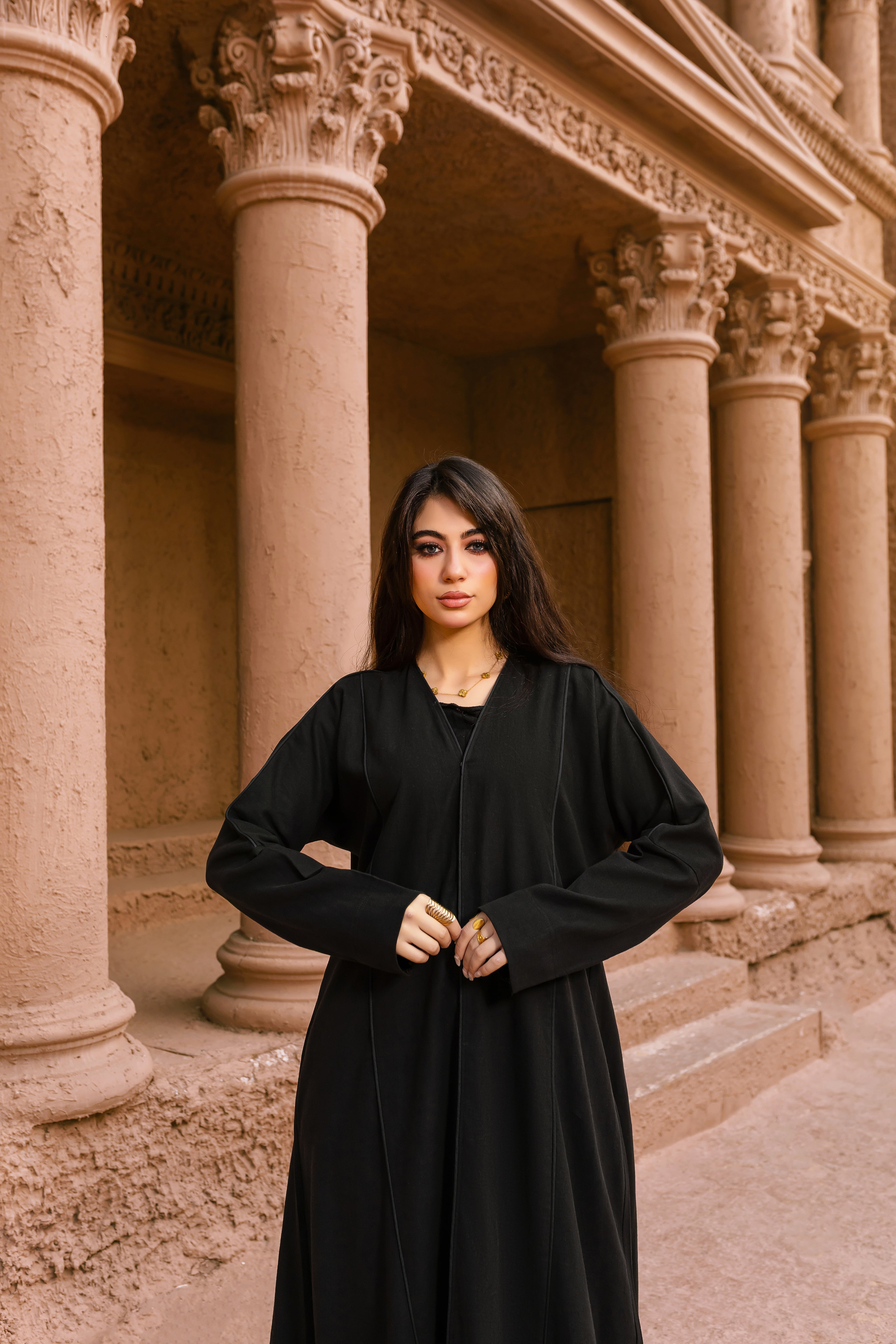 Breezy Serenity Linen Abaya