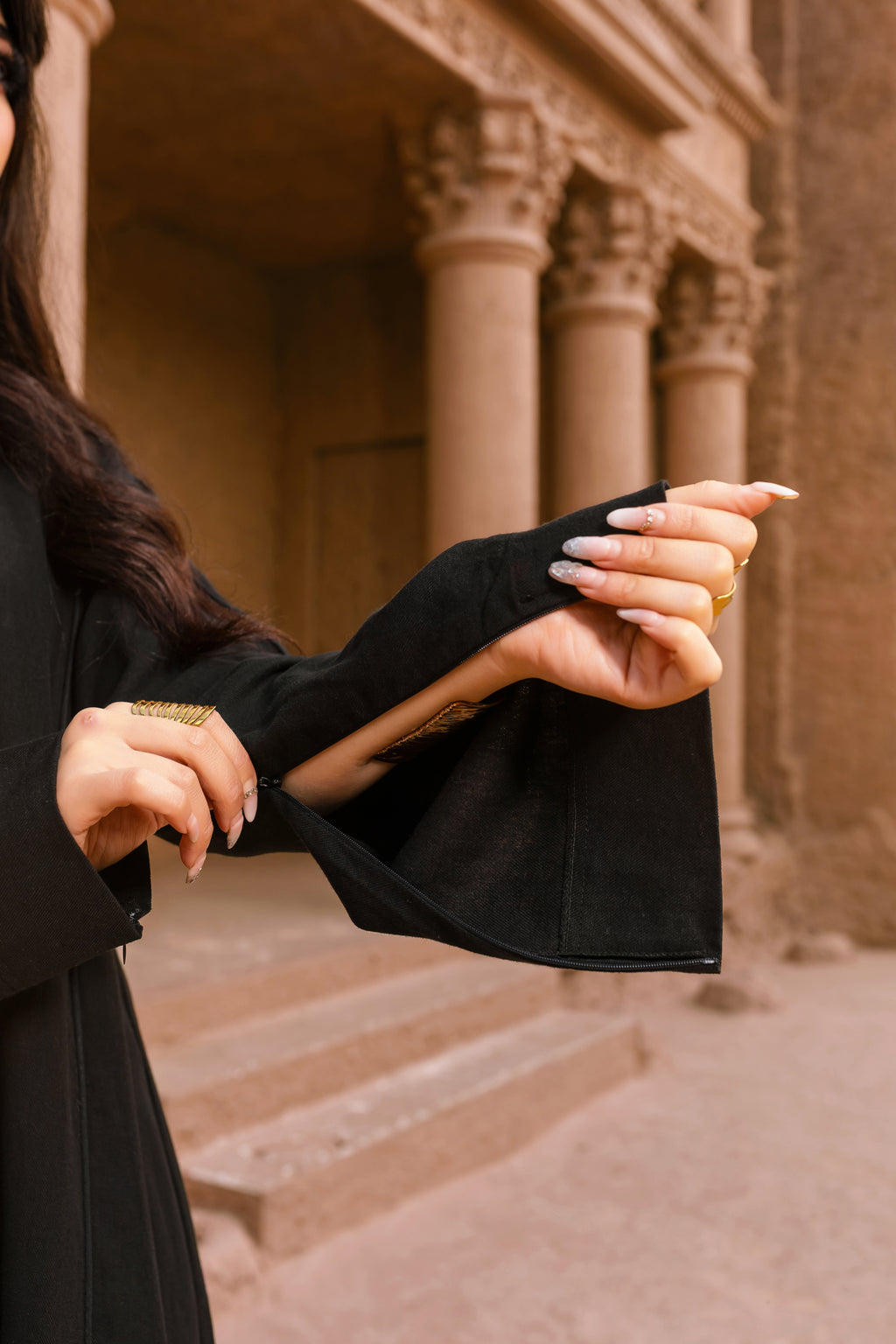 Breezy Serenity Linen Abaya