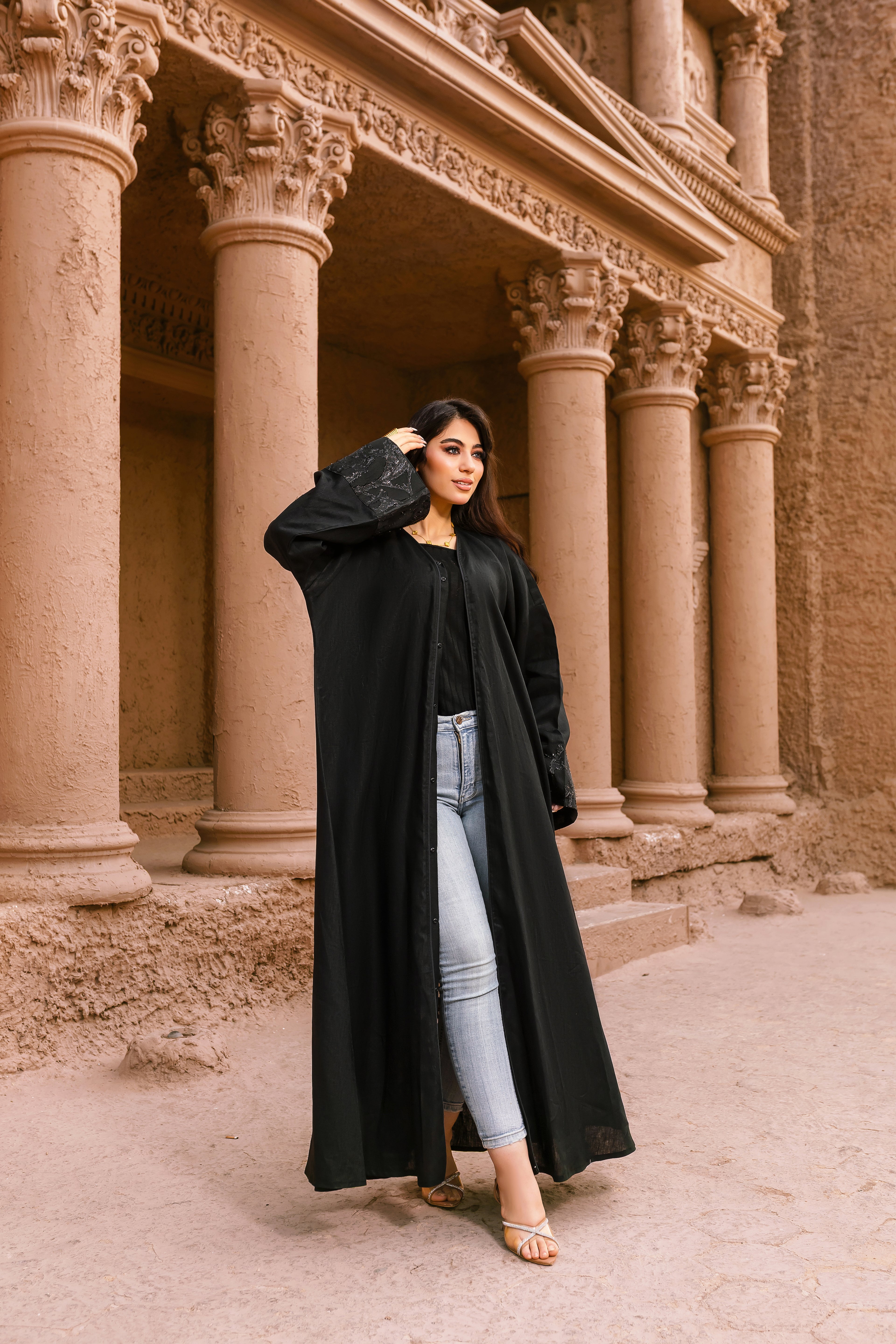 Breezy Linen Soft Detail Abaya