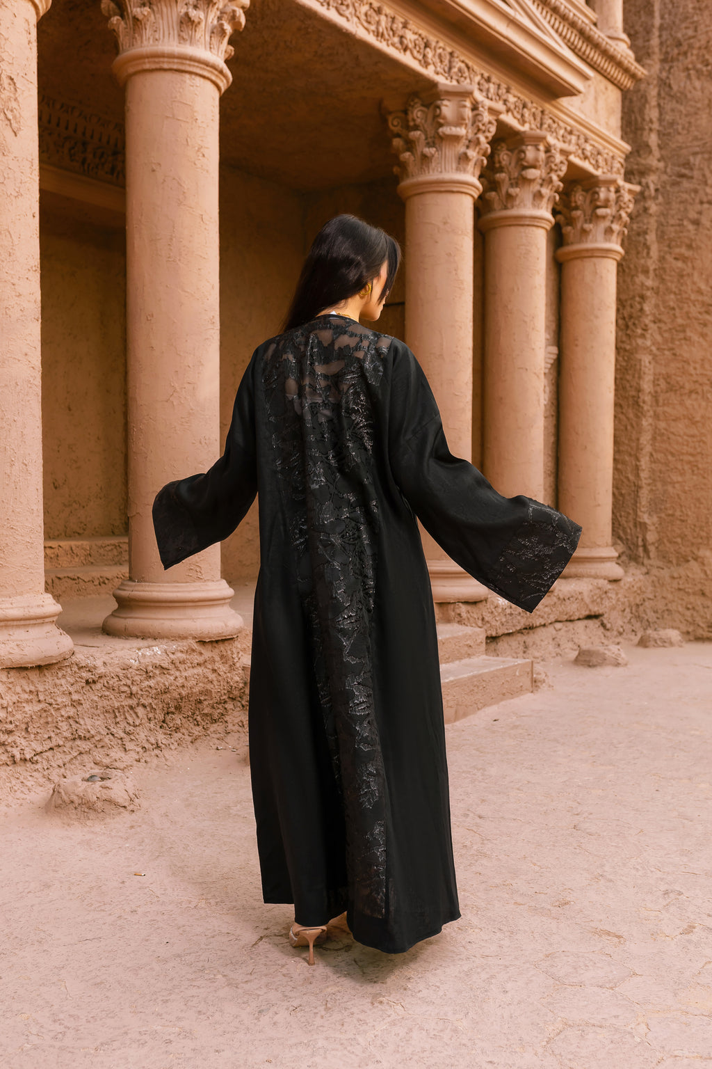 Breezy Linen Soft Detail Abaya