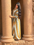 Breezy Flow Dress – Heritage Stripe