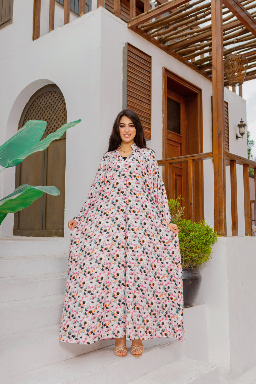 Breezy Flow Dress – Floral Soft