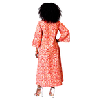 Layali Printed Cotton Dress