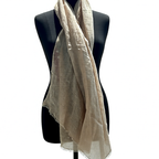 Breezy Pure Linen Scarf – 100% Linen | 70x180 cm