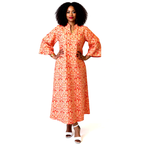 Layali Printed Cotton Dress